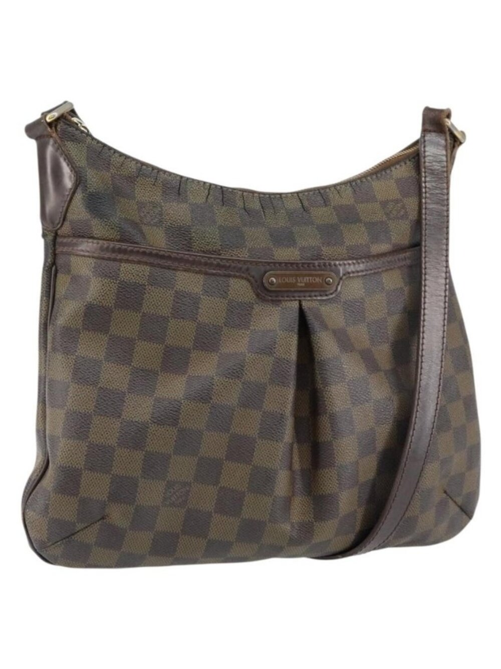 Authentic LOUIS VUITTON Damier Ebene Bloomsbury PM Shoulder Bag N42251 LV